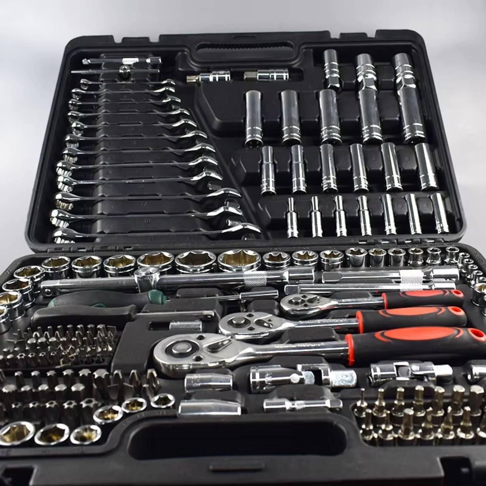 Set chiavi a tubo 216 Pz Utensili A Mano Set Box 72 Denti Chiave A Cricchetto Presa Herramientas Chiave Meccanica Meccanica Auto Set Di Strumenti