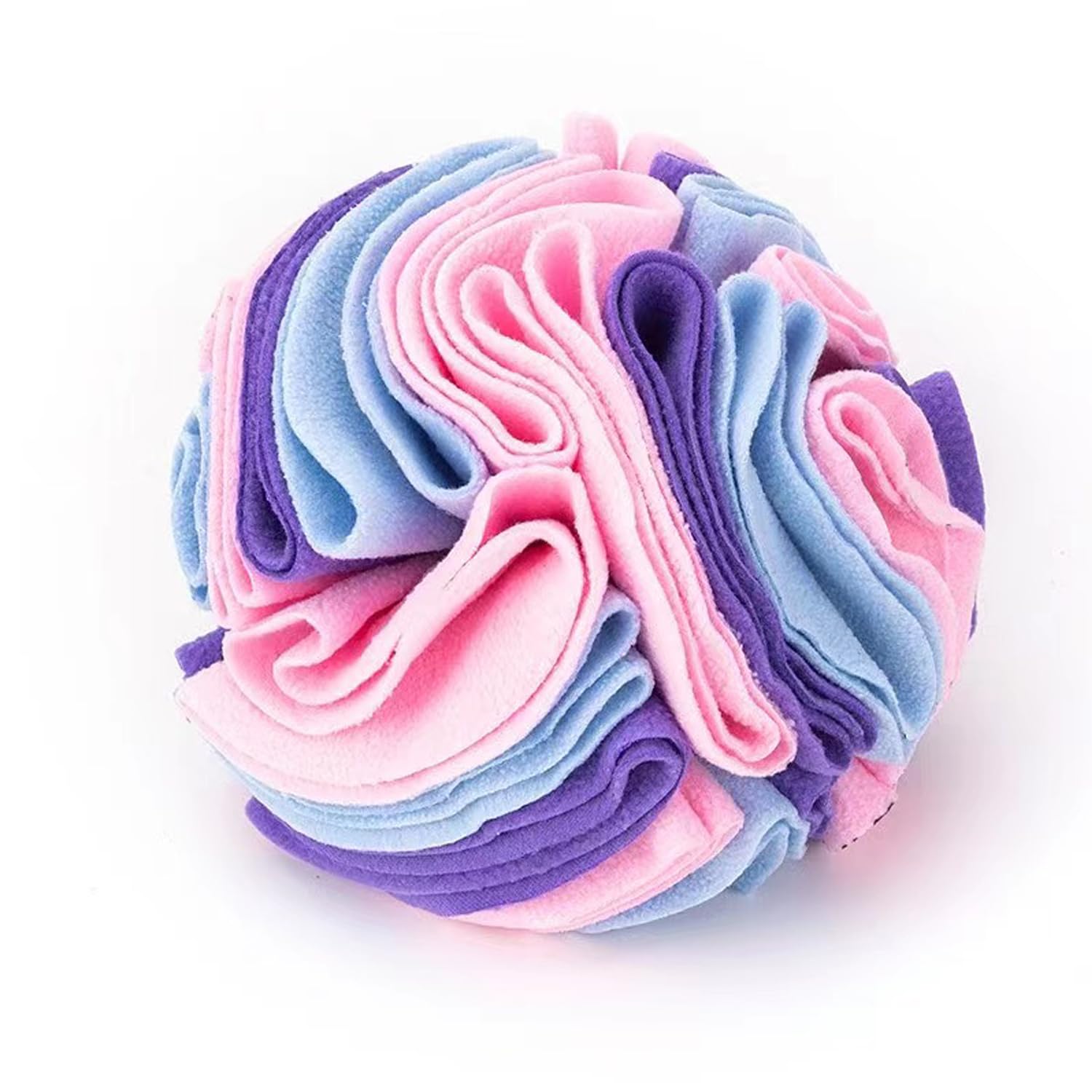 Pet Sniffing Ball Snuffle Ball Dog Puzzle Toys Treat Ball for Large Medium Small Dogs Machine Washable Color