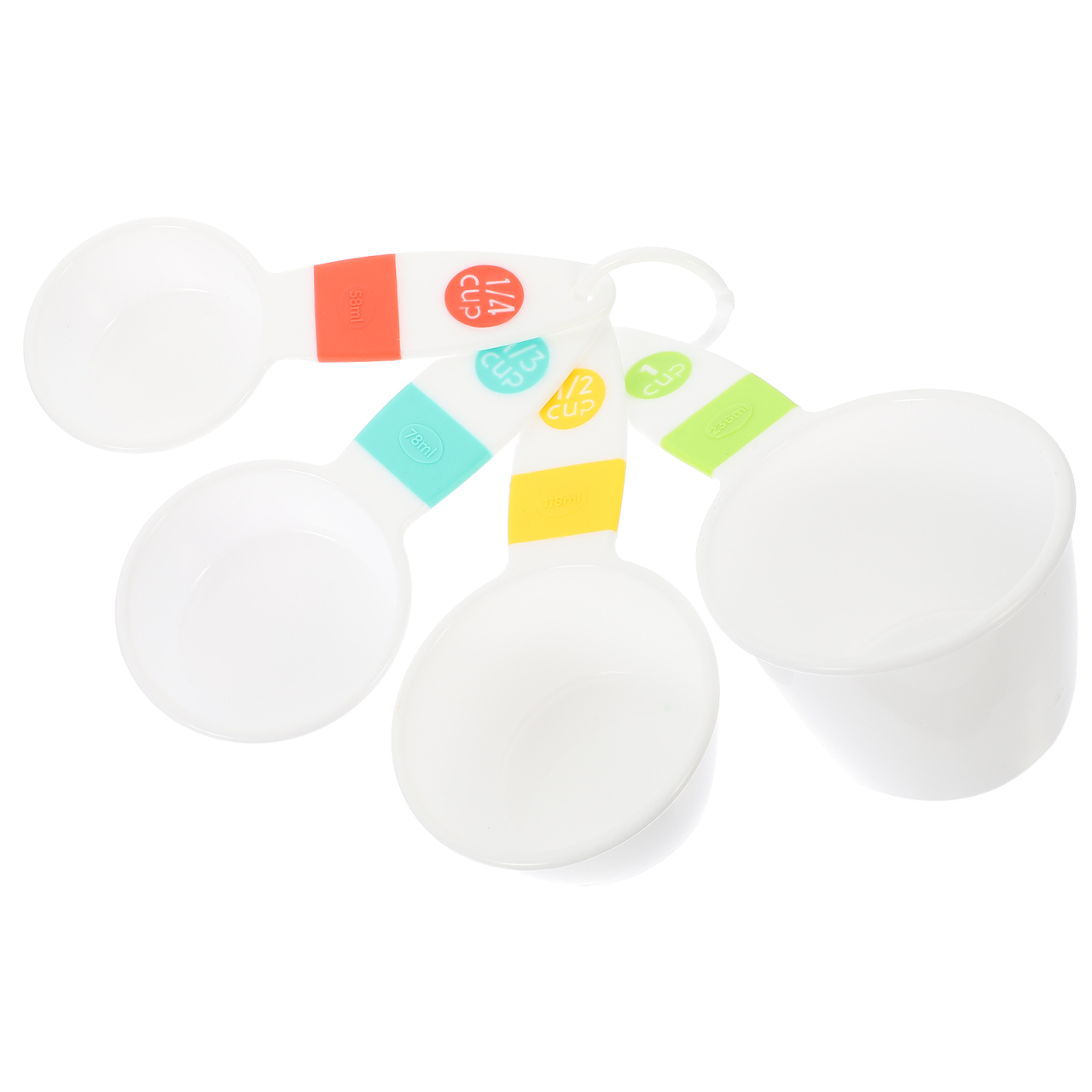 Set de 4 vasos medidores para cocina COHEALI con asa miniatura 7