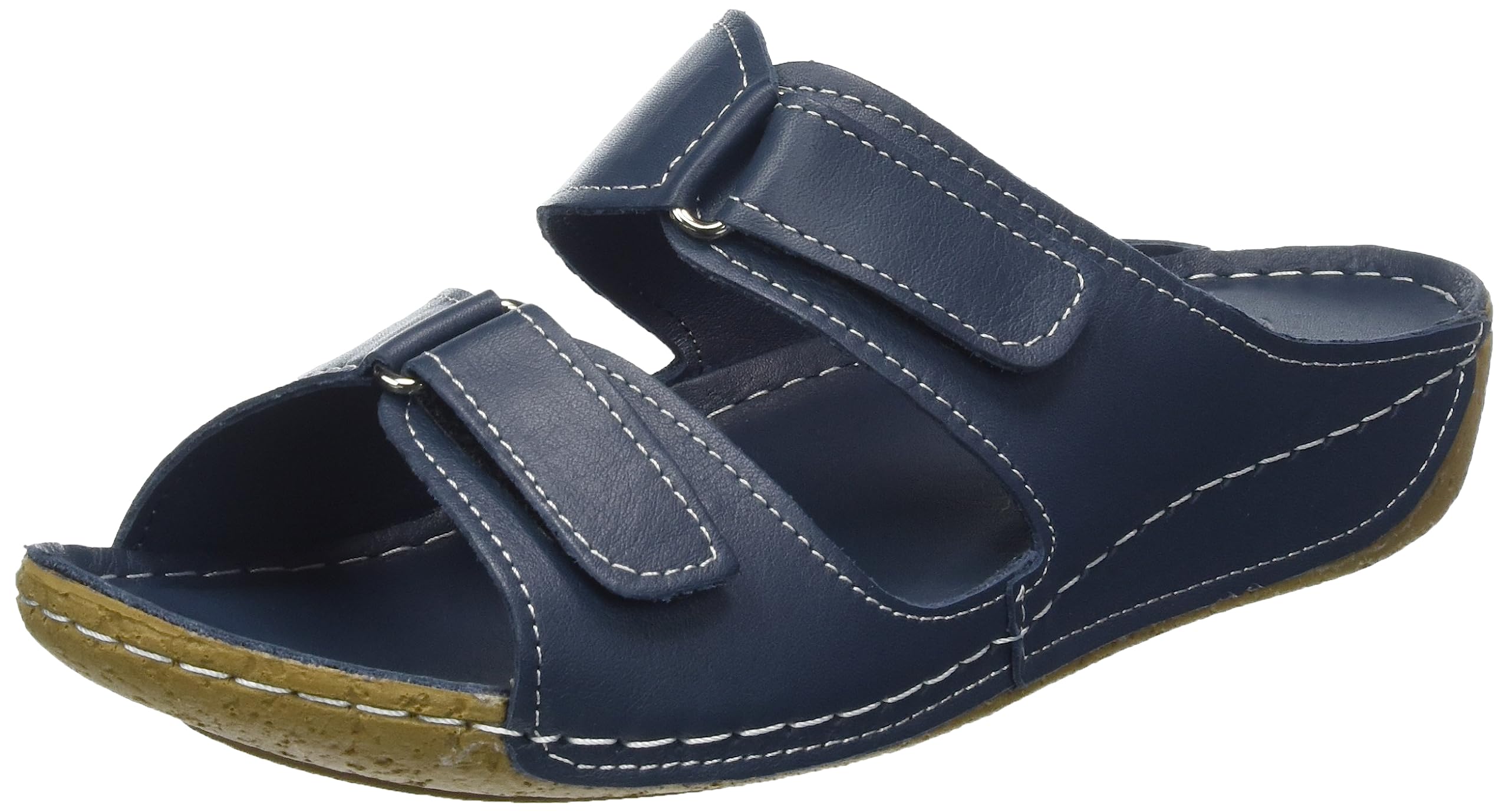 Andrea Conti Women's Mules, Dark Blue, 36 EU, D Blue, 4 UK