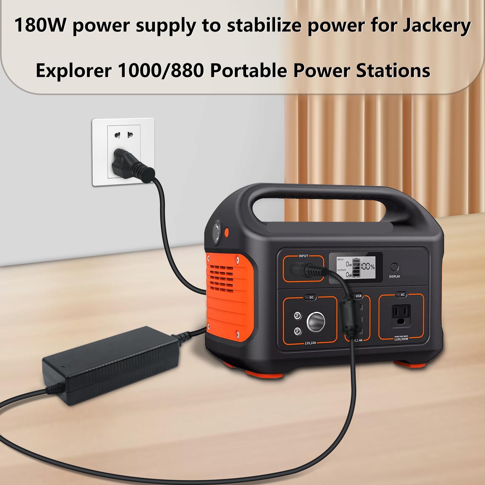 Amazon.com: 24V 180W Charger for jackery 1000 880 Power Supply