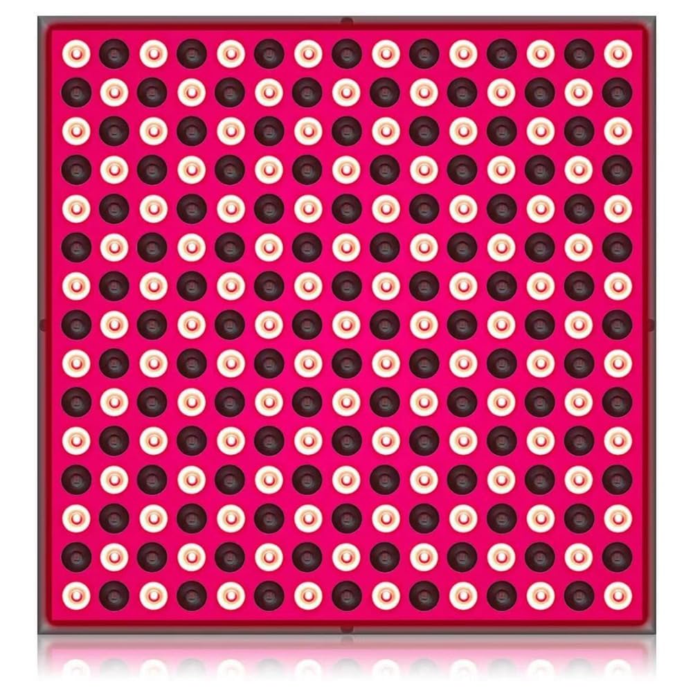 Enchufe la UE, Dispositivo Terapia Luz Roja 220 V: Panel LED 45 W Profundidad 660 Nm y Combo Luz LED Infrarrojo Cercano 850 Nm para la Piel