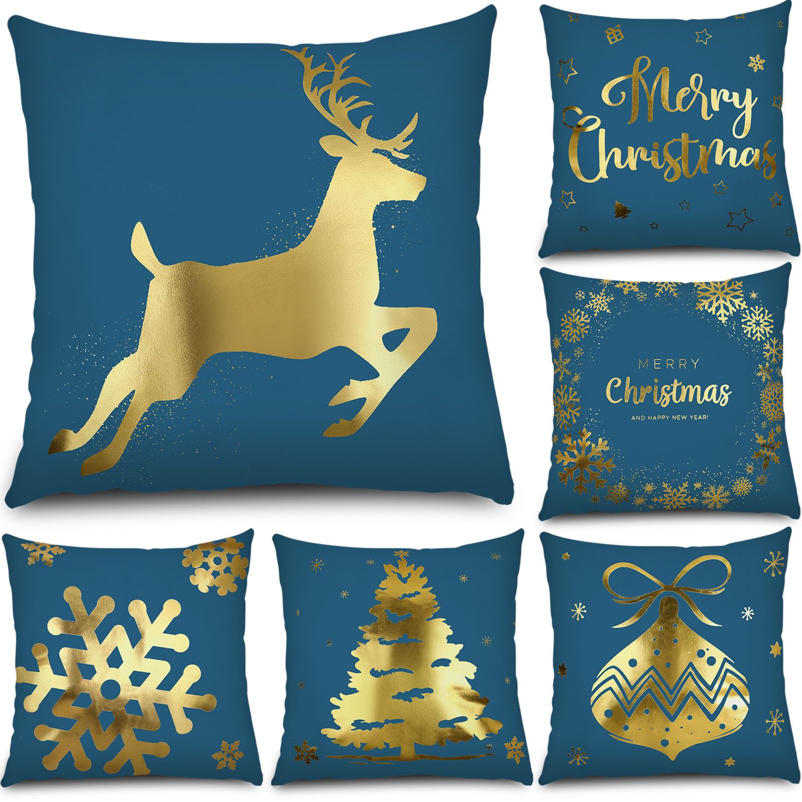 Housses de coussin de Noël chaleureuses pour partager la magie des fêtes