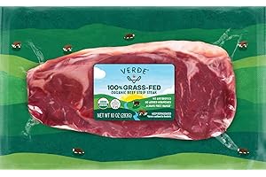 Verde Farms Organic Grass-Fed Beef Strip Steak: Elevate Your Grilling Experience