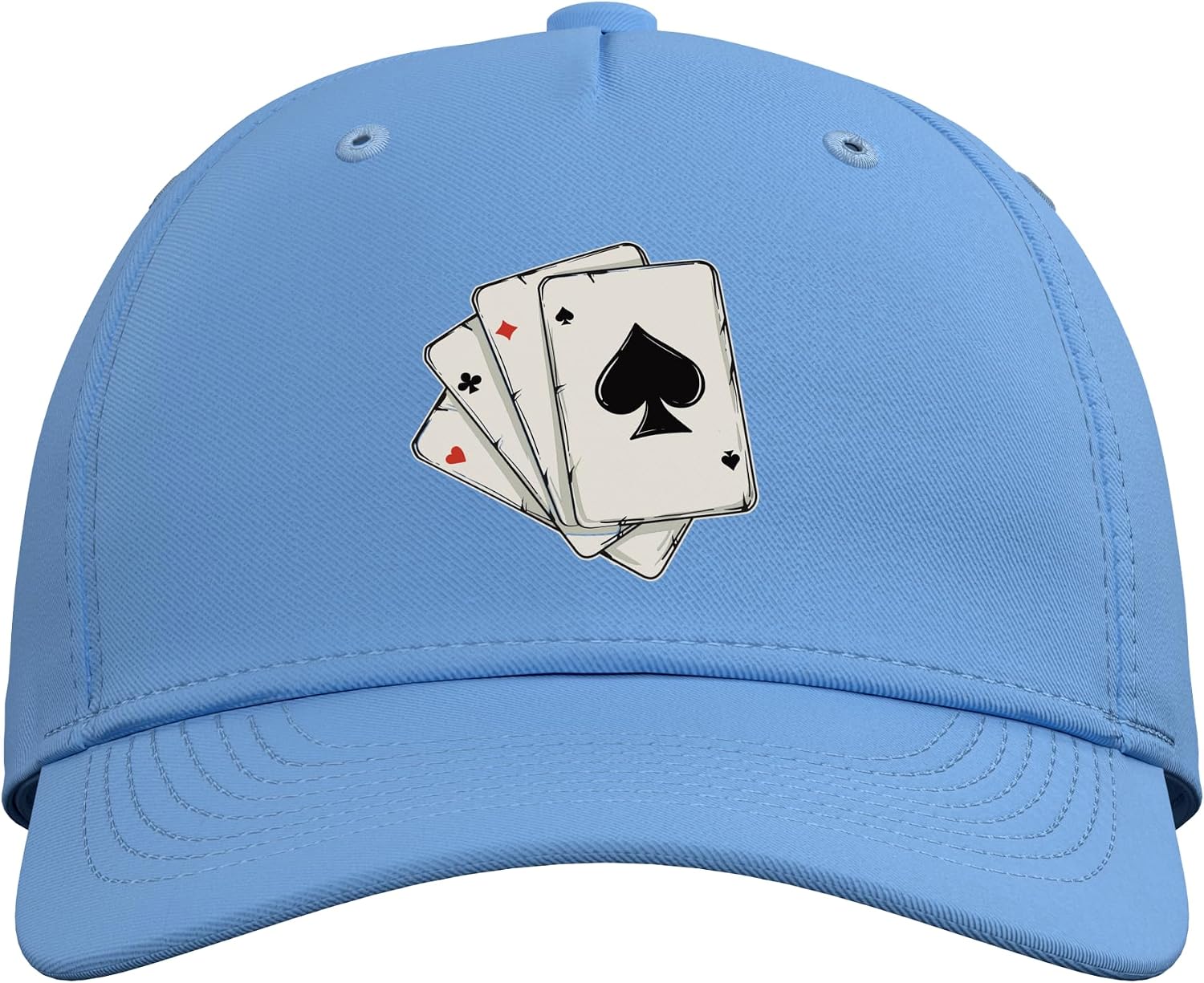 Poker Cards I Texas Holdem Casino Cards Poker Case Poker Adjustable Baseball Hat image 2