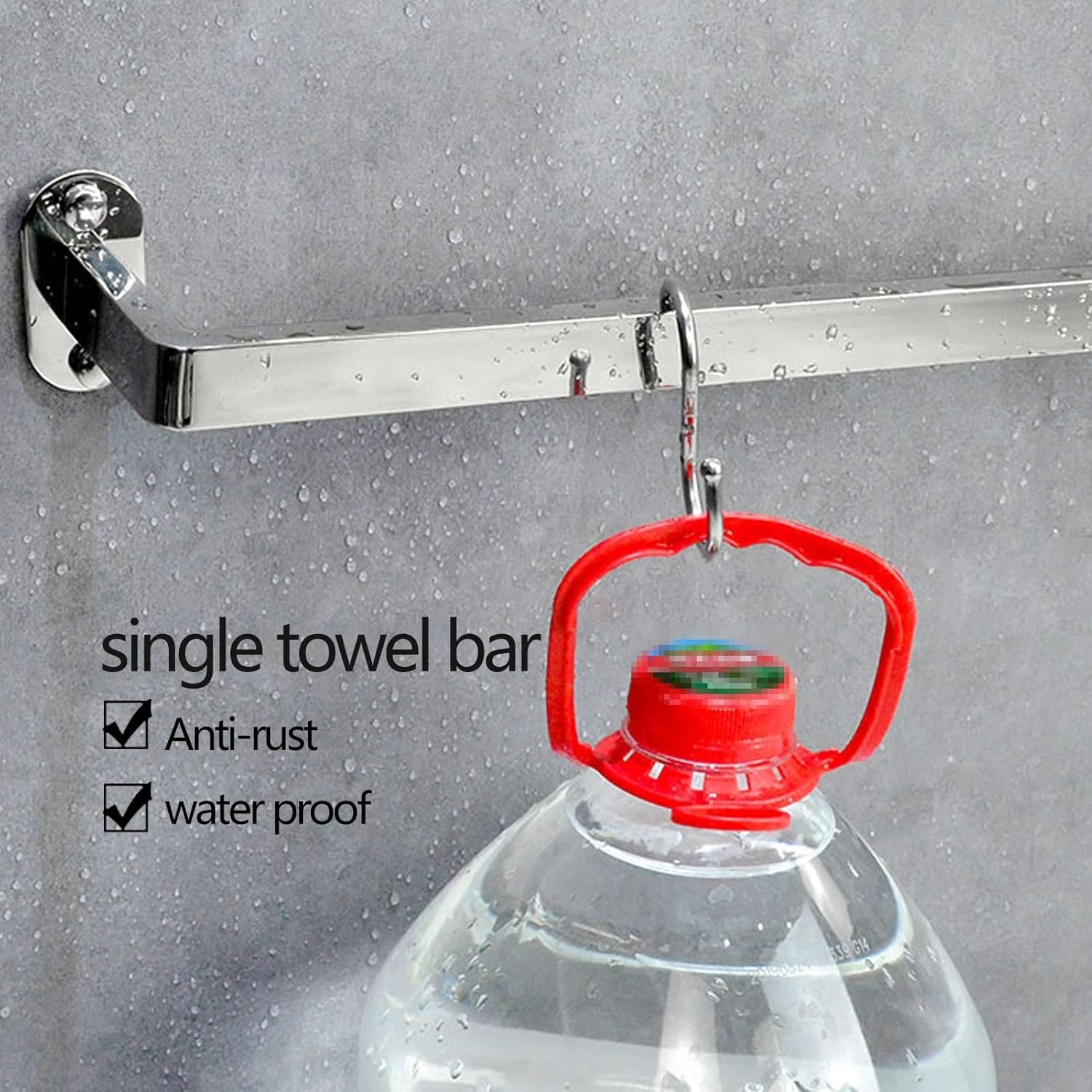 Towel Ring, Towel Rail for Bathroom, Stainless Steel Polished Finish Towel Holder,Large Size 40cm-120cm Bath Towel Storage Rail for Kitchen and Bathroom,Silver,Screws Mounting(SZ:85cm) ( Color : Multi