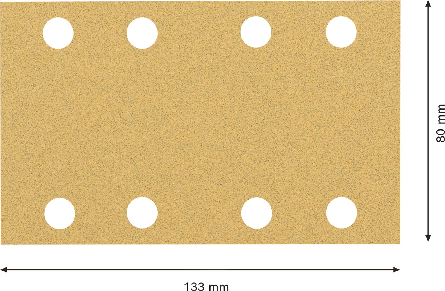 Bosch 50 x Papel de lija Expert C470 con 8 agujeros (para pintura sobre madera, madera dura, diámetro de 80 x 133 mm, grano 80, accesorio profesional lijadora orbital)