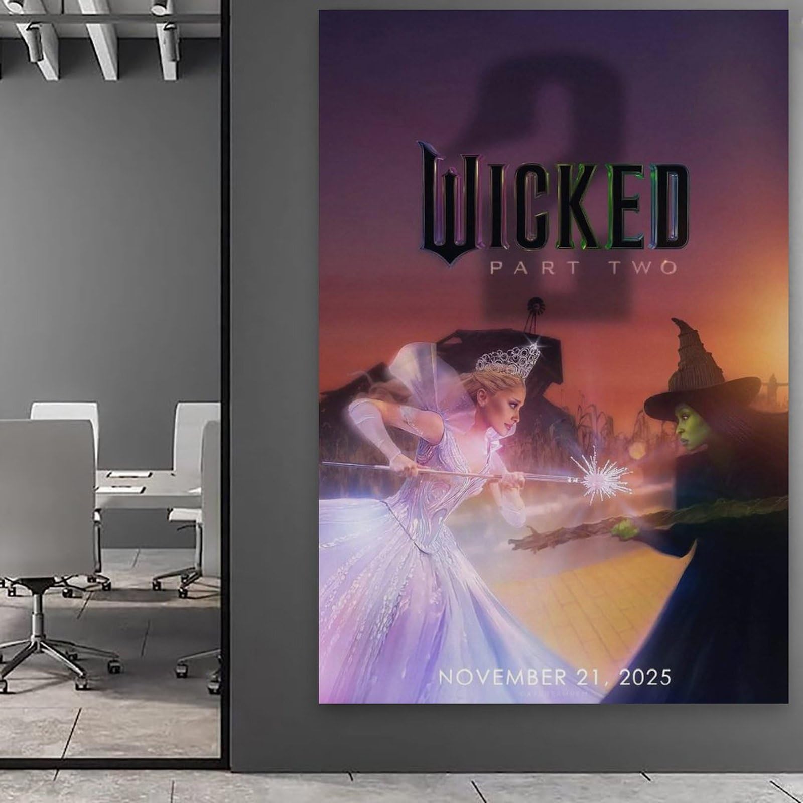 ウィキッド ふたりの魔女　B2ポスター ウィキッド ふたりの魔女』日本語吹替版に高畑充希＆清水美依紗