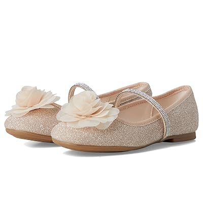 Nina Kids Jory (Little Kid/Big Kid) Girls Shoes Natural Sparkle Fabric