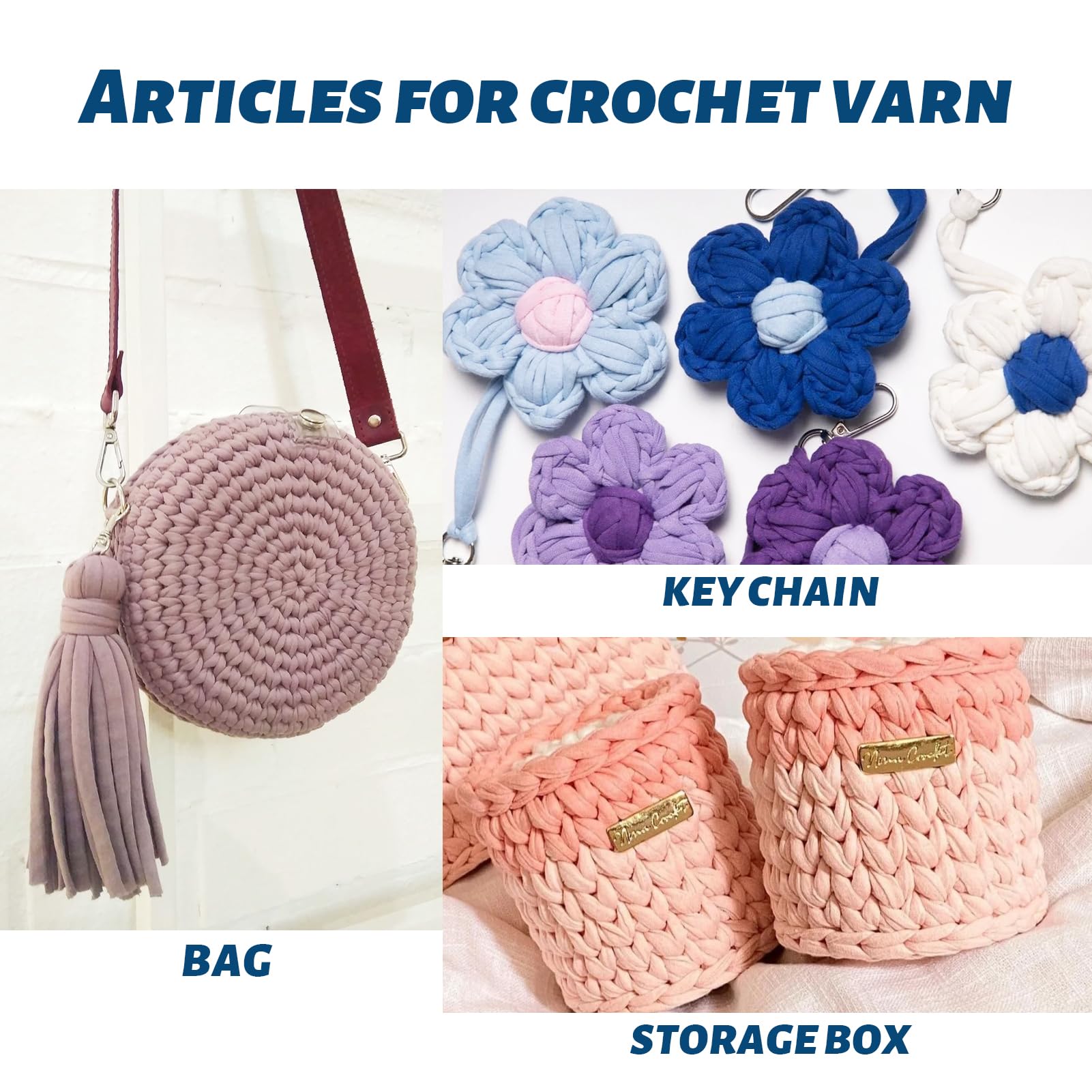 2 Pack Elastic Fabric T Shirt Yarn for Crocheting，Beginner Crochet Yarn with Polyester Spandex Blend,Total 800g/228yds Soft Tshirt Yarn for Crochet Crafts/Bags/Baskets(Light Tan+Deep Khaki)