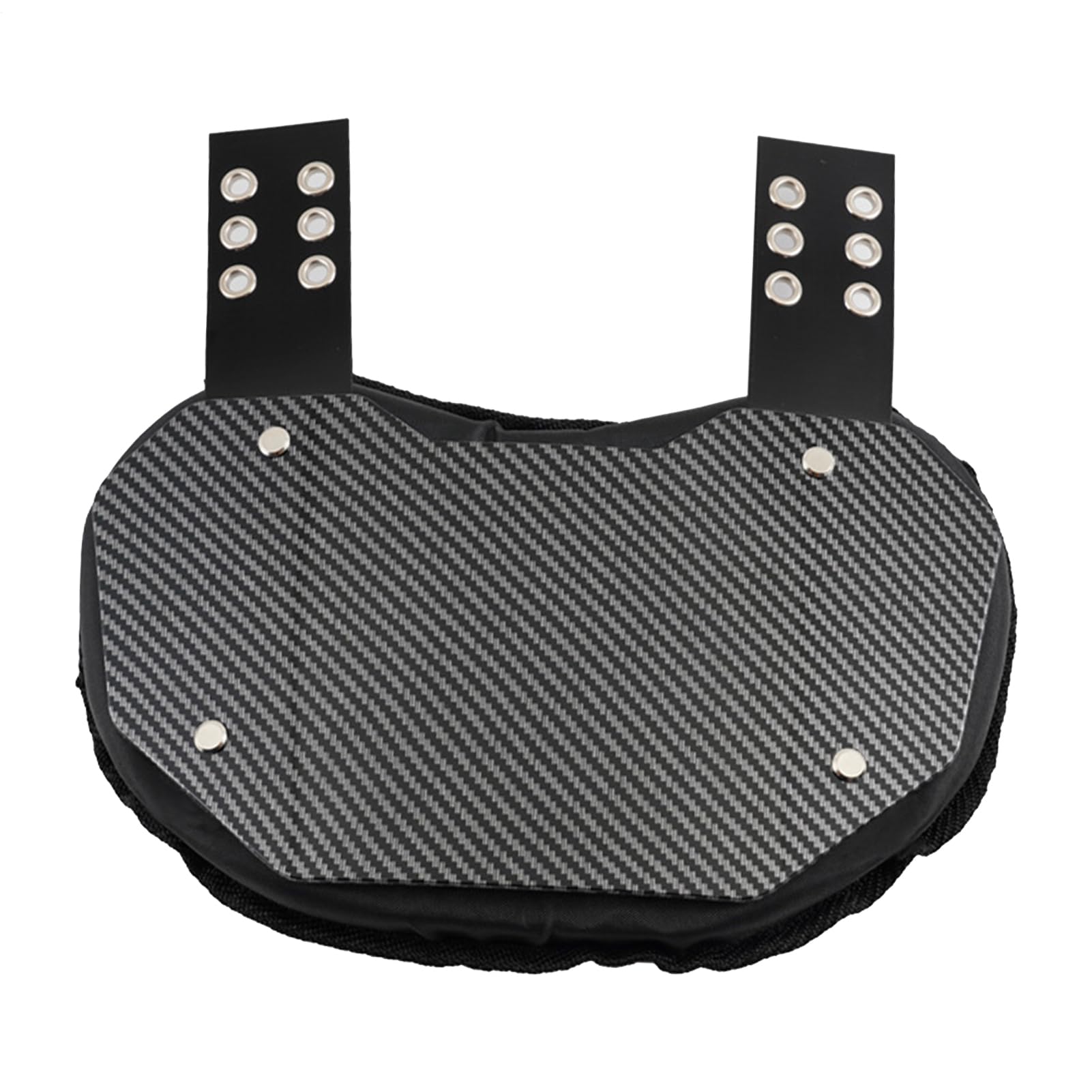 Back Plate Football Youth Back Protector | Einstellbarer Unterwächter im unteren Rücken mit Hard-Shell und Nylongurten ideal für Teenager-Athleten und erwachsene Spieler im Tackle Football-Training fü