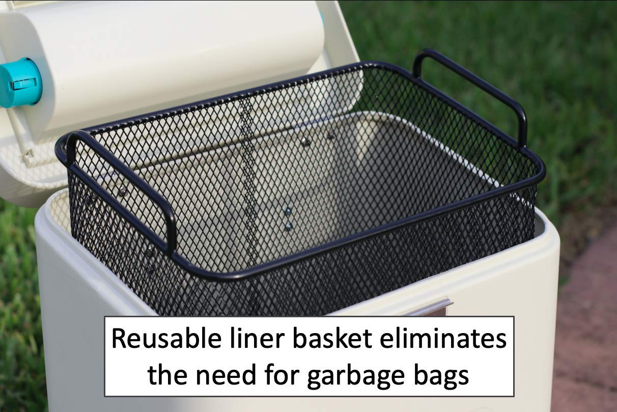 PawPail Pet Waste Station Dog Poop Trash Can for Outdoors Dog Poop