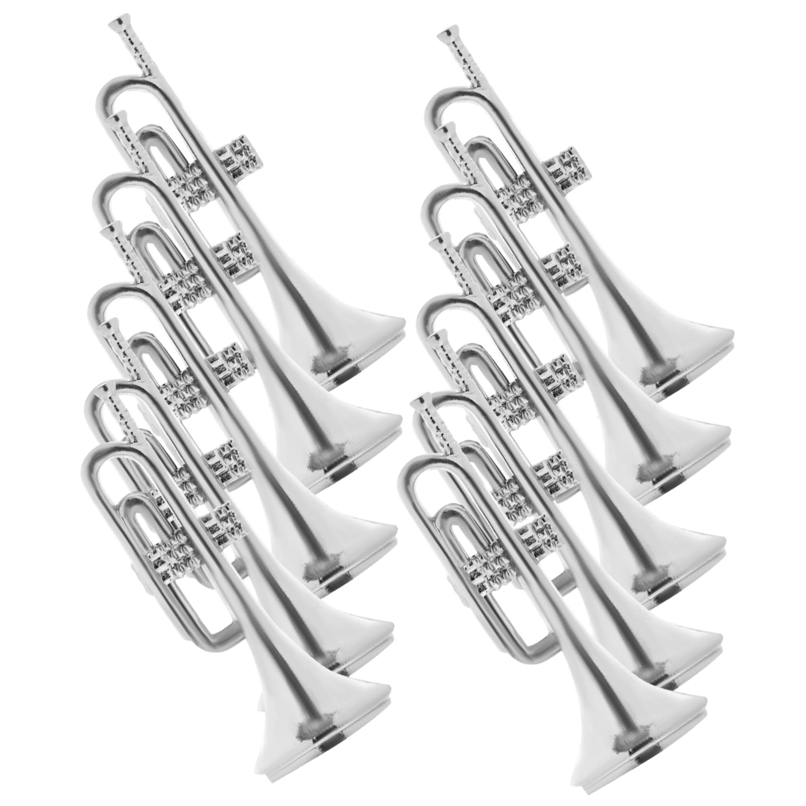 ibasenice DIY Christmas Tree Decorations 20pcs Mini Plastic Musical Instruments Ornaments Set