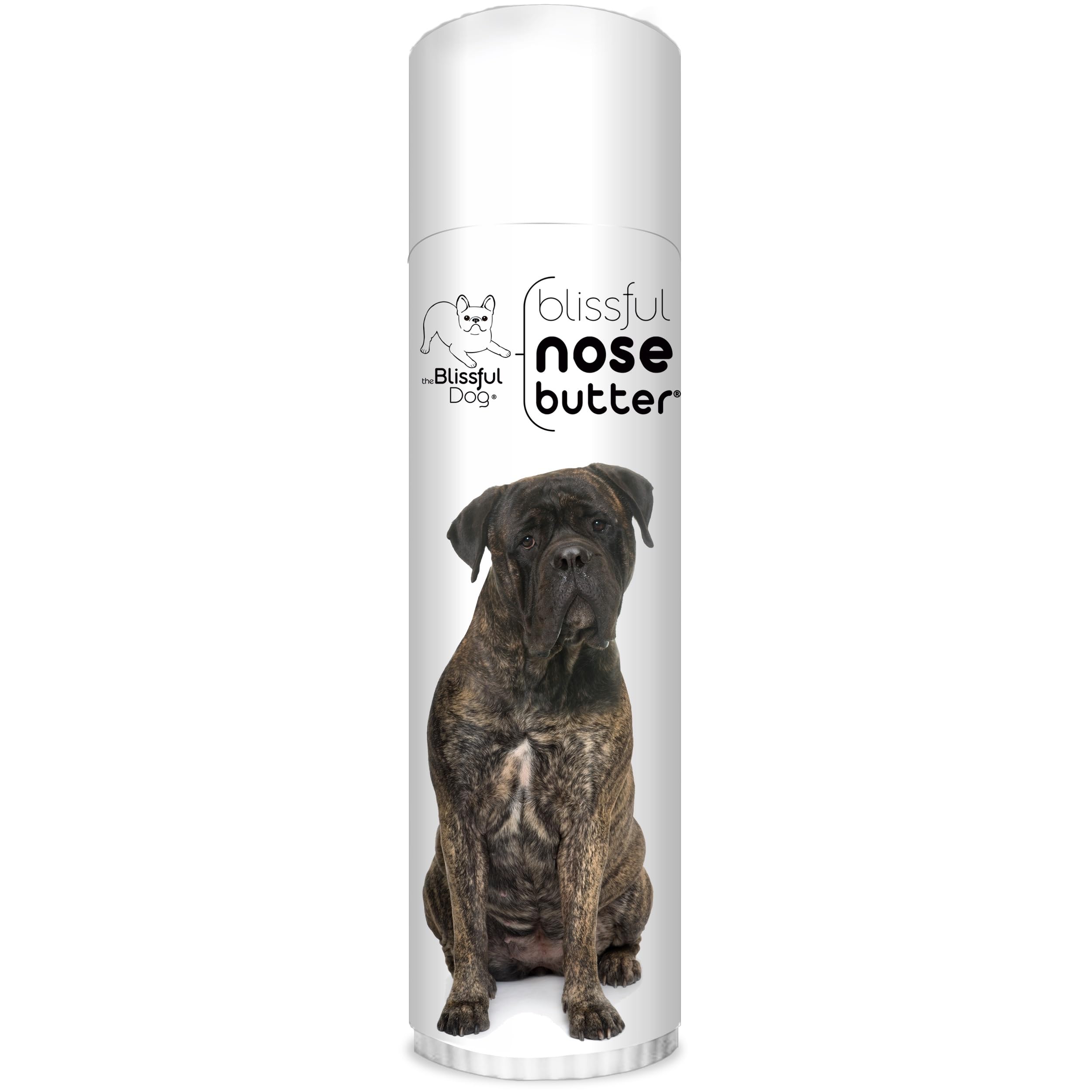 The Blissful Dog Bullmastiff Nose Butter for Dry, Cracked Skin, Lick-Safe Dog Nose Balm with Moisturizing Shea Butter, Almond, Olive, and Essential Oils, Pet Supplies, Uncented, 0.50 oz.
