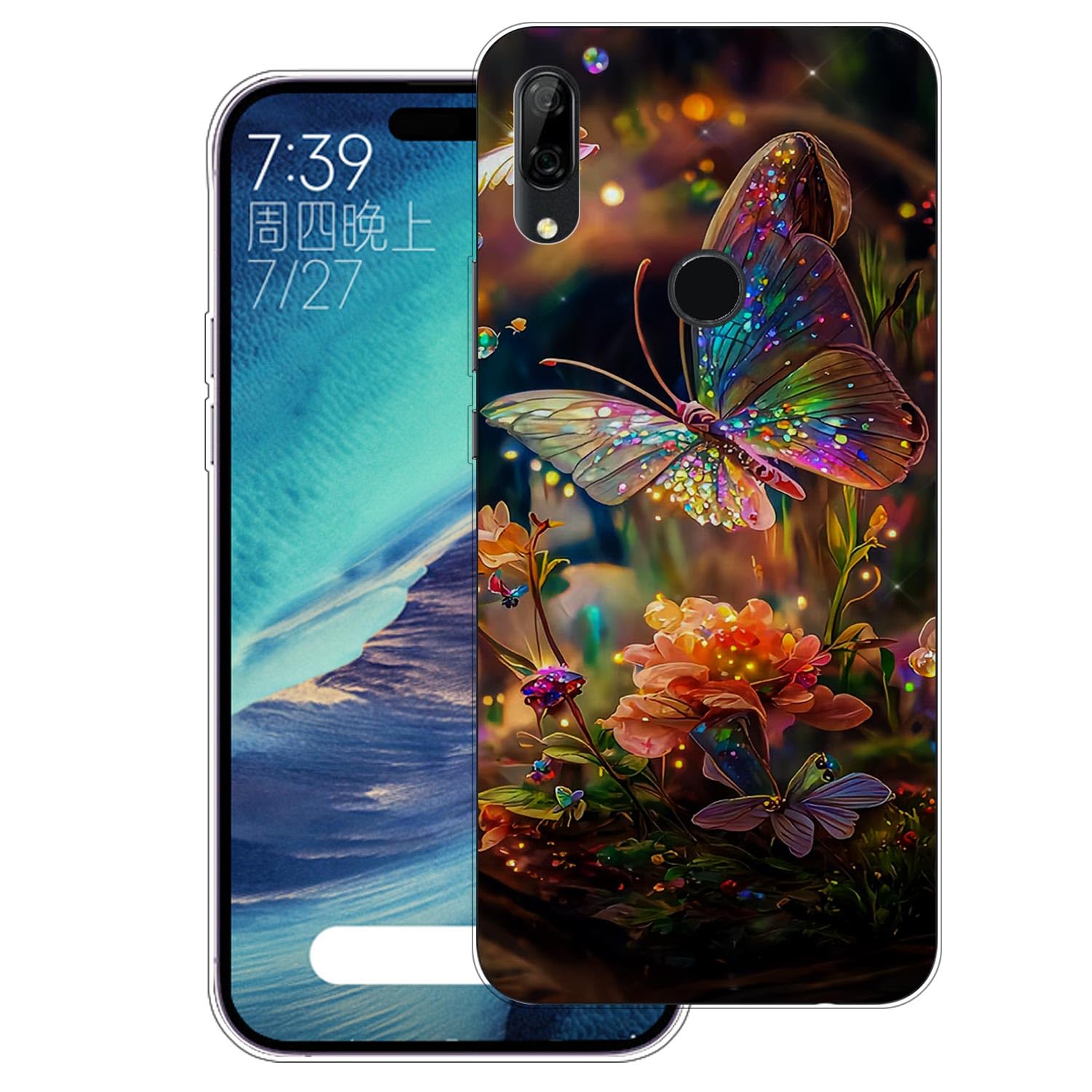 Sinyunron Cover Compatible con Huawei P Smart Z Custodia