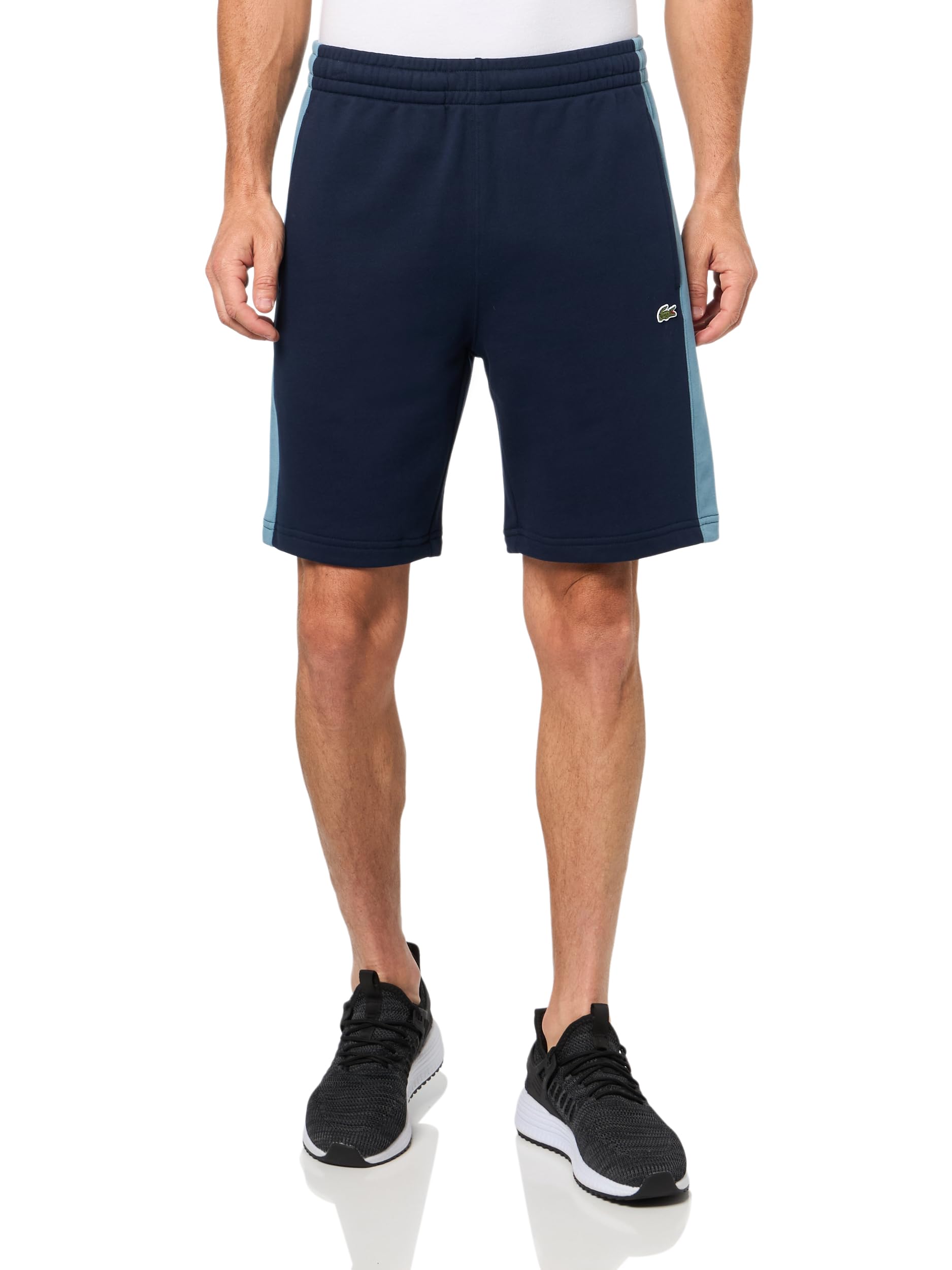 Lacoste Men's Cotton Fleece Colorblock Shorts