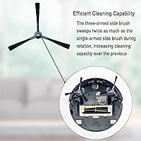 Vista 6 de Cepillos laterales mejorados de repuesto para aspiradora robot Shark IQ R101AE RV1001AE AV912S AV911S AV1010AE RV1000 AV970 AV993 AV1002AE Shark AI