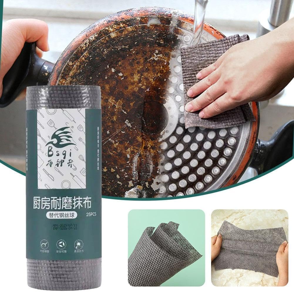 25 pack Microfiber Cleaning Cloths Roll, 11"x11" Reusable Tear Away Towels Roll Multi-Purpose Microfiber Towels Cleaning High-Absorbent Cleaning Rags for Home Office Kitchen Car (2 ROLL, 11x11 inch) (B0DD7LMP8M) Amazon Price History, Amazon Price Tracker