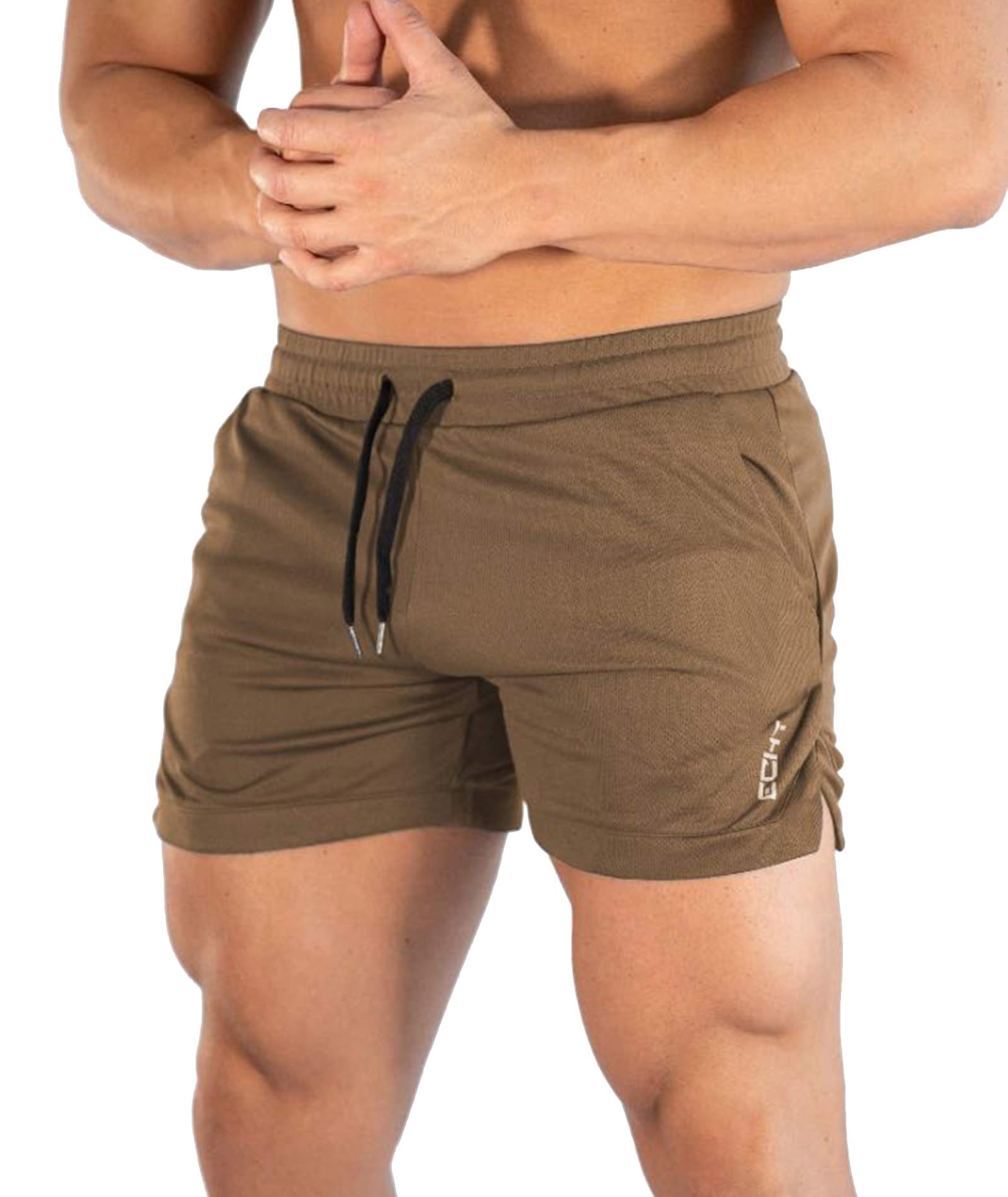 Superora Pantaloncini da Running Uomo 2 in 1 Pantalone Corto Sportivo Uomo Short Pantaloncini da Asciugatura Rapida Traspirante Outdoor