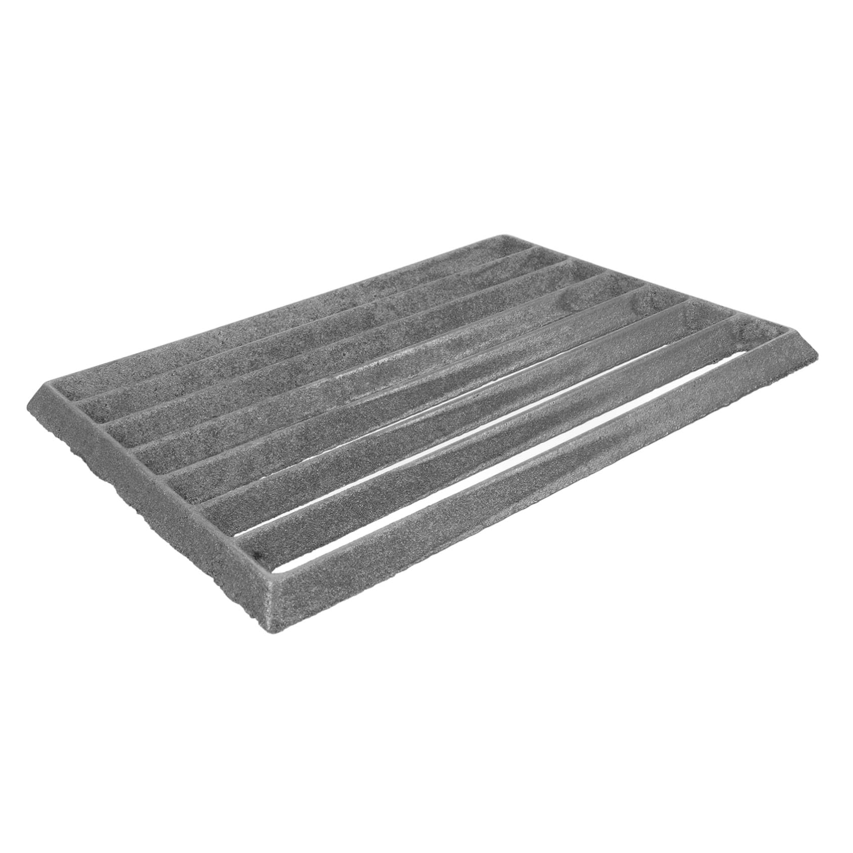 Grille en fonte rectangulaire 23,5 x 17 cm accessoire solide de barbecue