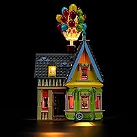 Vista 20 de Vaodest Luz LED para Lego Disney 21341 Hocus Pocus: juego de cabaña de las hermanas Sanderson, diseño y configuración compatible con el modelo 21341