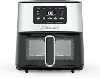 Cuisinart Air Fryer, 6-Quart Basket Large Fryer with 5 Cooking Functions...