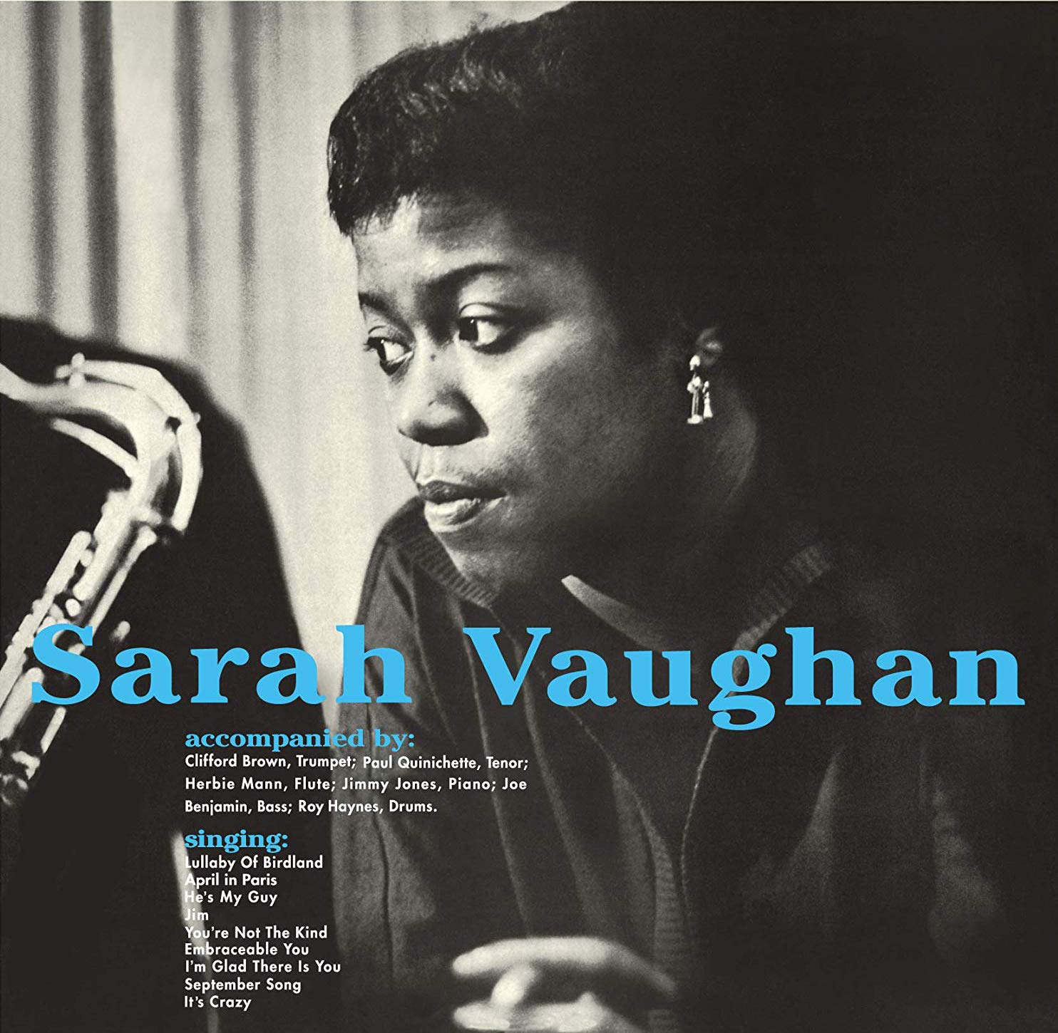 Sarah Vaughan with Clifford Brown (Limited Edition Transparent Blue Vinyl) [VINYL]