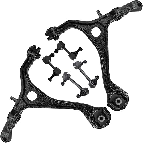 Miniatura 40 de Detroit Axle - Kit de brazos de control delanteros de 6 piezas para Toyota Corolla 2014-2019, 2 brazos de control inferiores con rótulas, 2 varillas