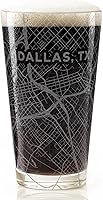Vista 9 de ALBUQUERQUE NEW MEXICO Engraved City Street Map Beer Pint Glass Perfect Drinking Gift Idea & Unique Decor!