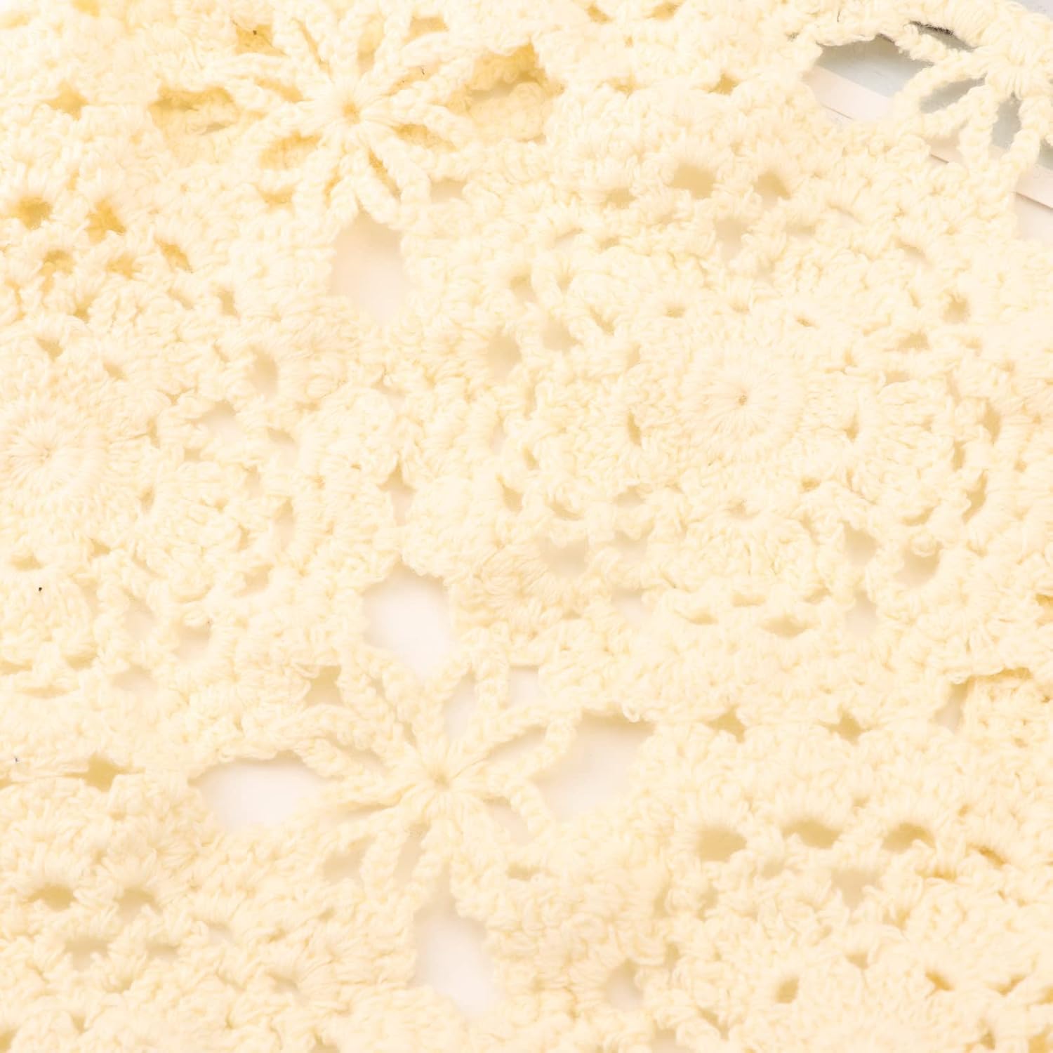 DRESHOW Floral Crochet Hair Bandana Tie Knotted Headscarf Vintage Headband Knitted Head Kerchief for Women Girls - Image 7