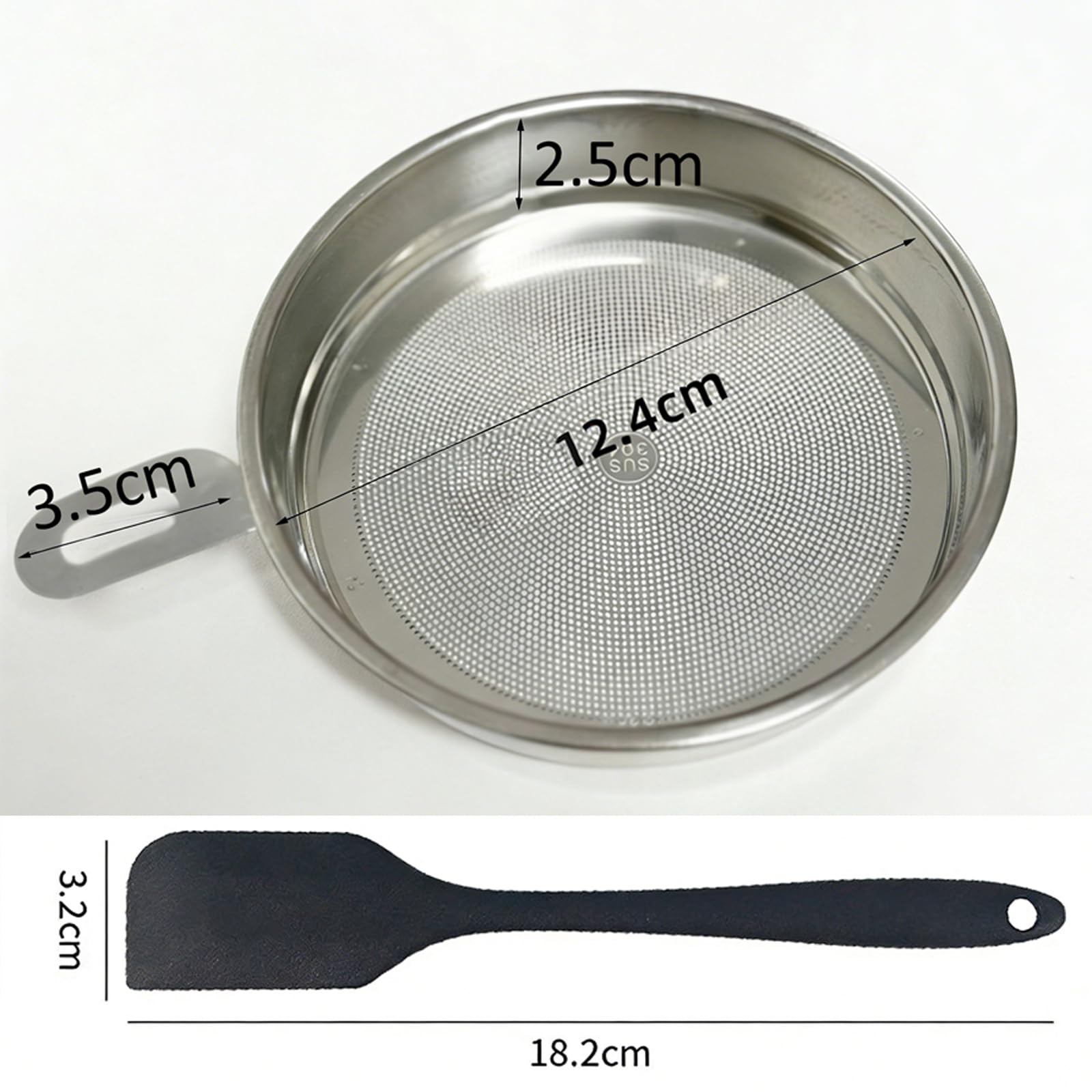 Schmalztopf, Keramik Fettsparer, 1200 ml, Fettaufbewahrer für die Küche, mit Sieb, Schaber, Aufbewahrung von Küchenfett