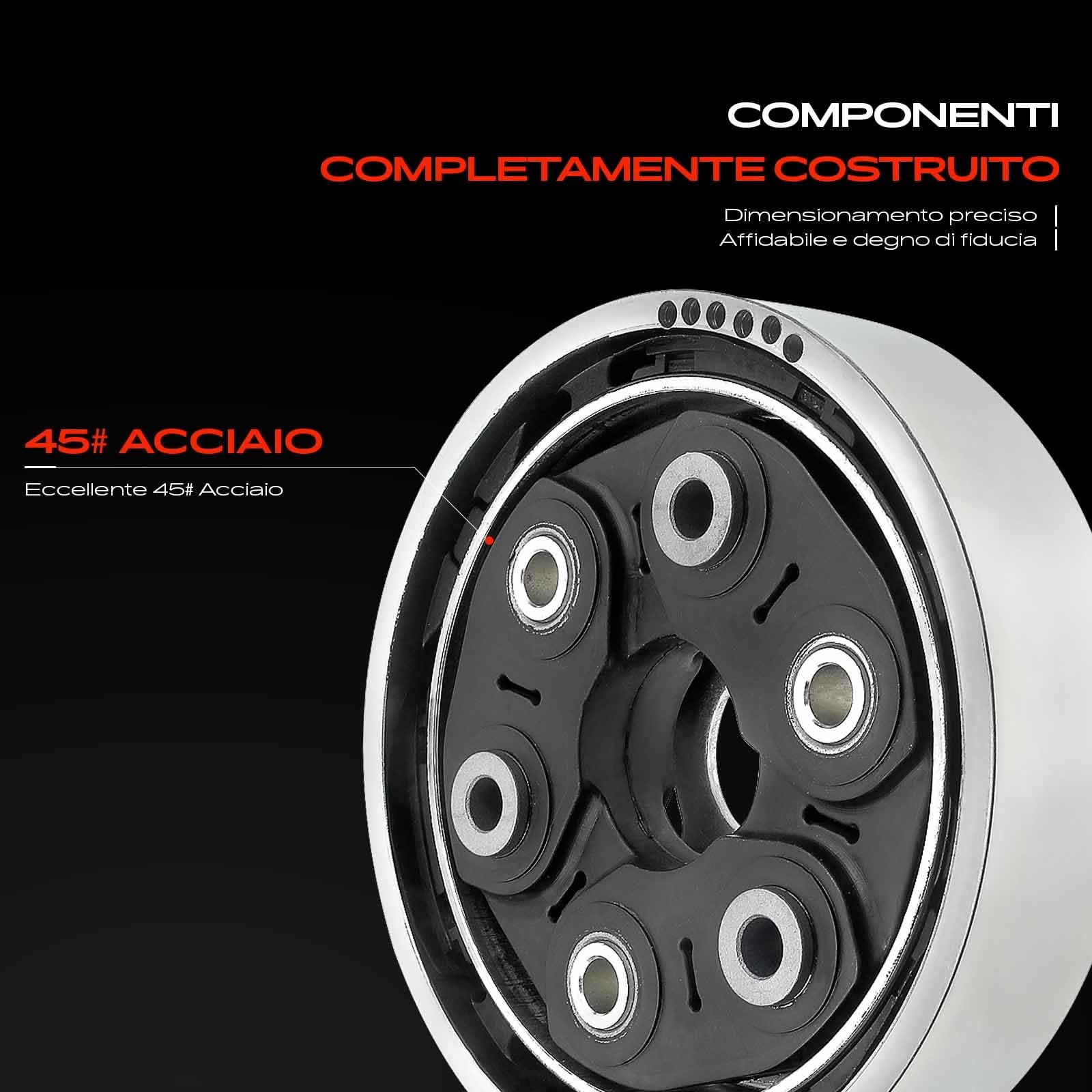 Frankberg Disco rigido posteriore compatibile con A3 2003-2013 II 2004-2013 Superb II 2008-201olf V 2004-2008 2005-2014 Replace# 1K0521307A