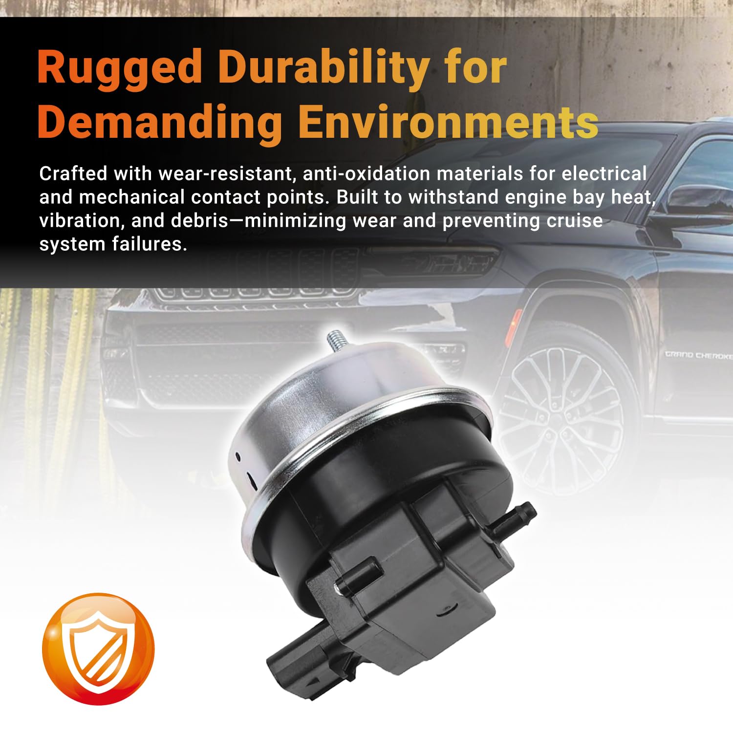 Cruise Servo Speed Control 4669979 Compatible with Jeep Grand Cherokee Liberty 1998-2007 Dodge Dakota Durango Ram 1500 2500 3500 1997-2007 Replace 04669979 Cruise Control Actuator