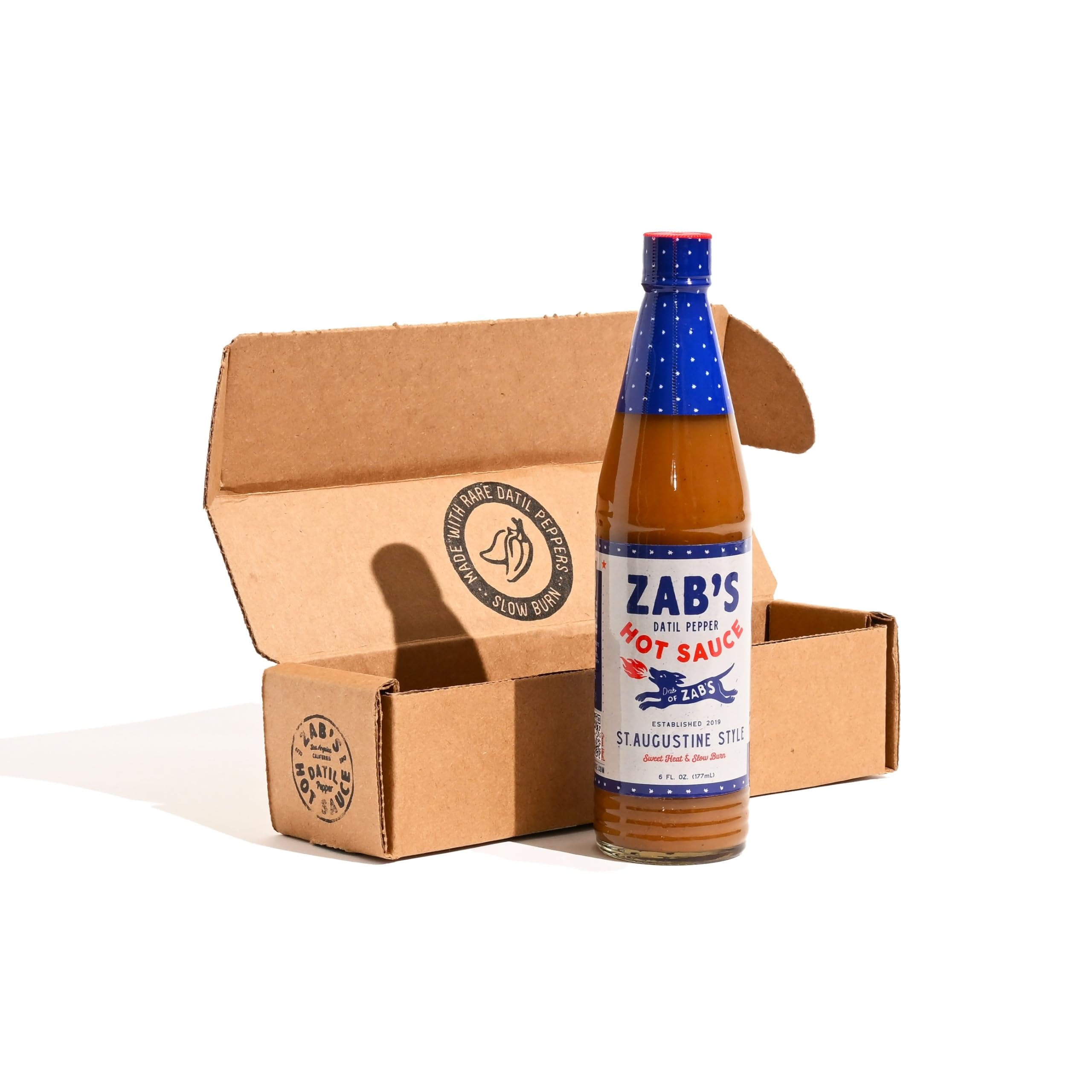 Amazon.com : Zab's St. Augustine Style Craft Hot Sauce (6oz, 1