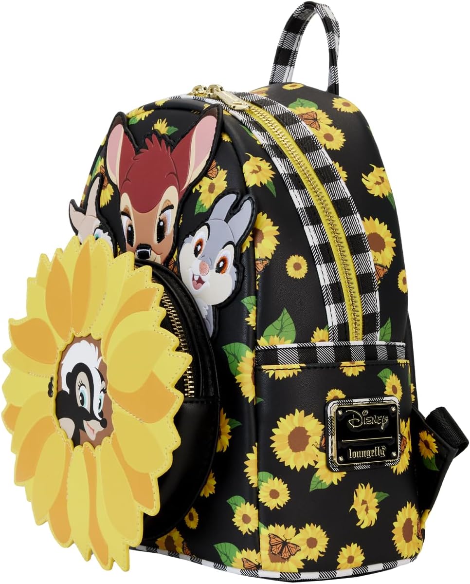 Loungefly Disney Bambi Sunflower Friends Mini Backpack Bags and Accessories Standard - Image 2