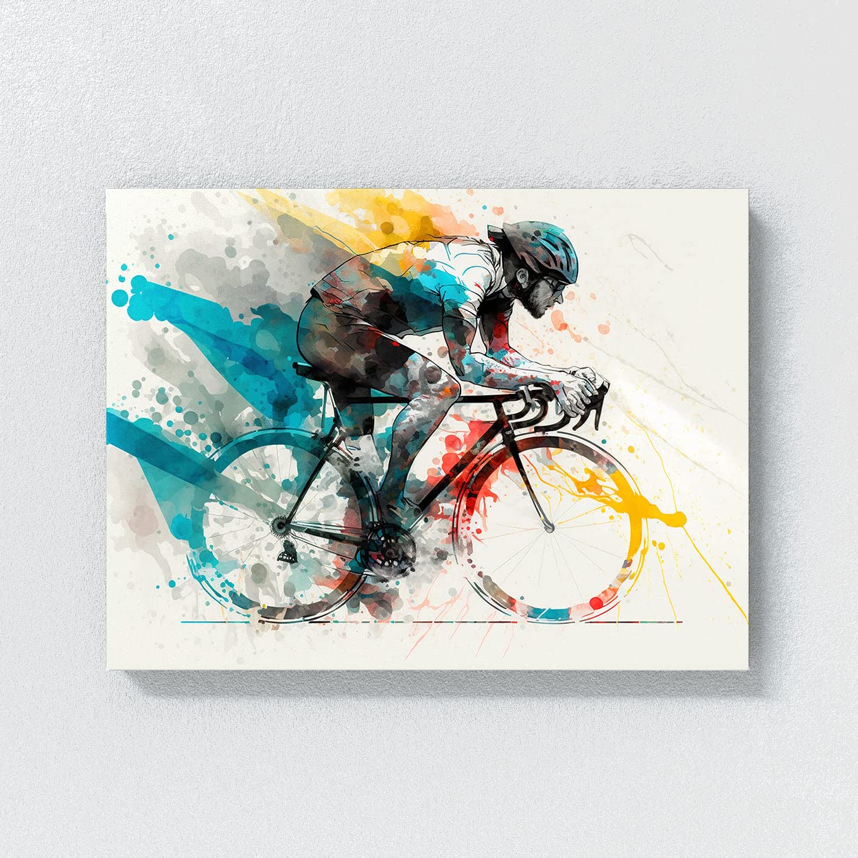 Amazon.com: Sense Canvas Cycling Abstract Experimental 26 Canvas