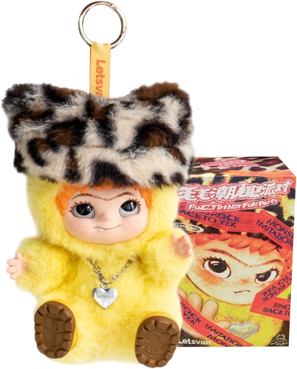 CALEMBOU Plush Doll Blind Box, 6.7'' WAKUKU Series Plush Mystery Toys, Kawaii 1 of 6 Possible Stuffed Dolls Soft Anime Plushies Christmas Birthday for Girls (Wakuku Hipster Party Series)