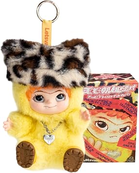 CALEMBOU Plush Doll Blind Box, 6.7'' WAKUKU Series Plush Mystery Toys, Kawaii 1 of 6 Possible Stuffed Dolls Soft Anime Plushies Christmas Birthday for Girls (Wakuku Hipster Party Series)