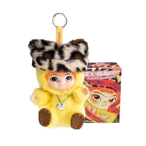 CALEMBOU Plush Doll Blind Box, 6.7'' WAKUKU Series Plush Mystery Toys, Kawaii 1 of 6 Possible Stuffed Dolls Soft Anime Plushies Christmas Birthday for Girls (Wakuku Hipster Party Series) - Wakuku Hipster Party Series