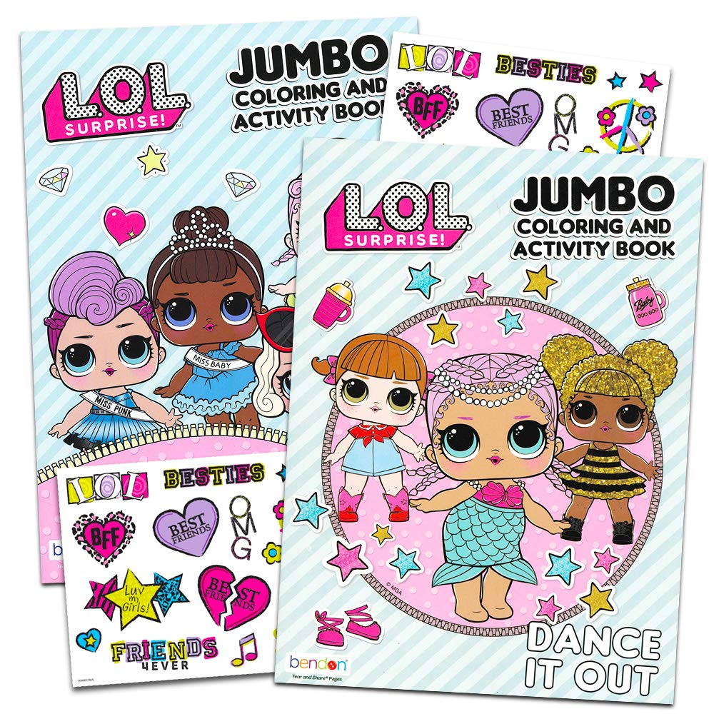 Lol Dolls Coloring Books Party Set Bun Buy Online In Trinidad And Tobago At Desertcart