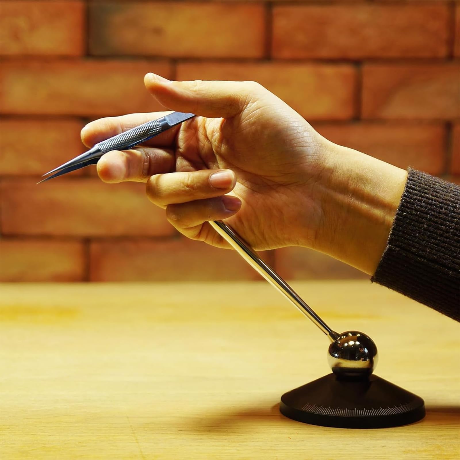 Stabilizator ręczny do modelarstwa, obracany o 360° uchwyt, precyzyjne narzędzie DIY do miniatur hobbystów i rękodzieła