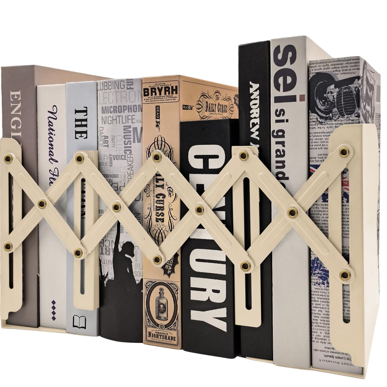 Photo 1 of KIROYAL Adjustable Bookends - Beige