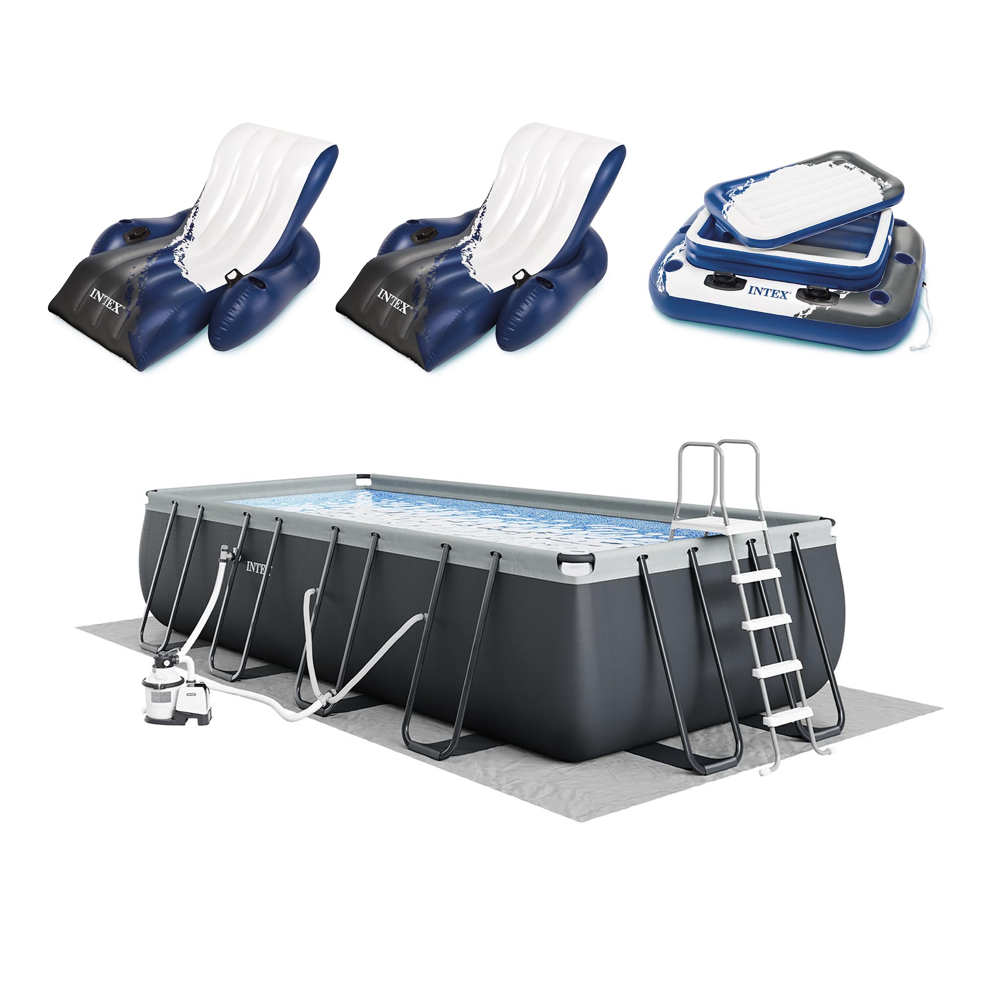 インテックス　3m Amazon.co.jp: INTEX 長方形 フレームプール 3m×2m×75cm カバー