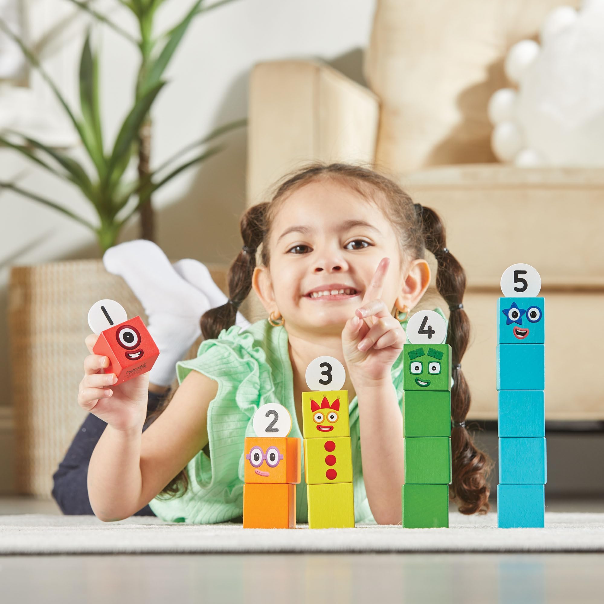 Learning Resources Numberblocks Blocchi di Legno da Uno a Cinque, Età 2+