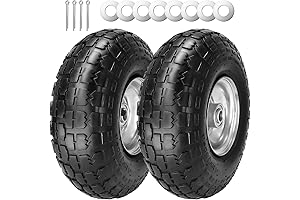 10&quot; Pneumatic Tires for Versatile Mobility