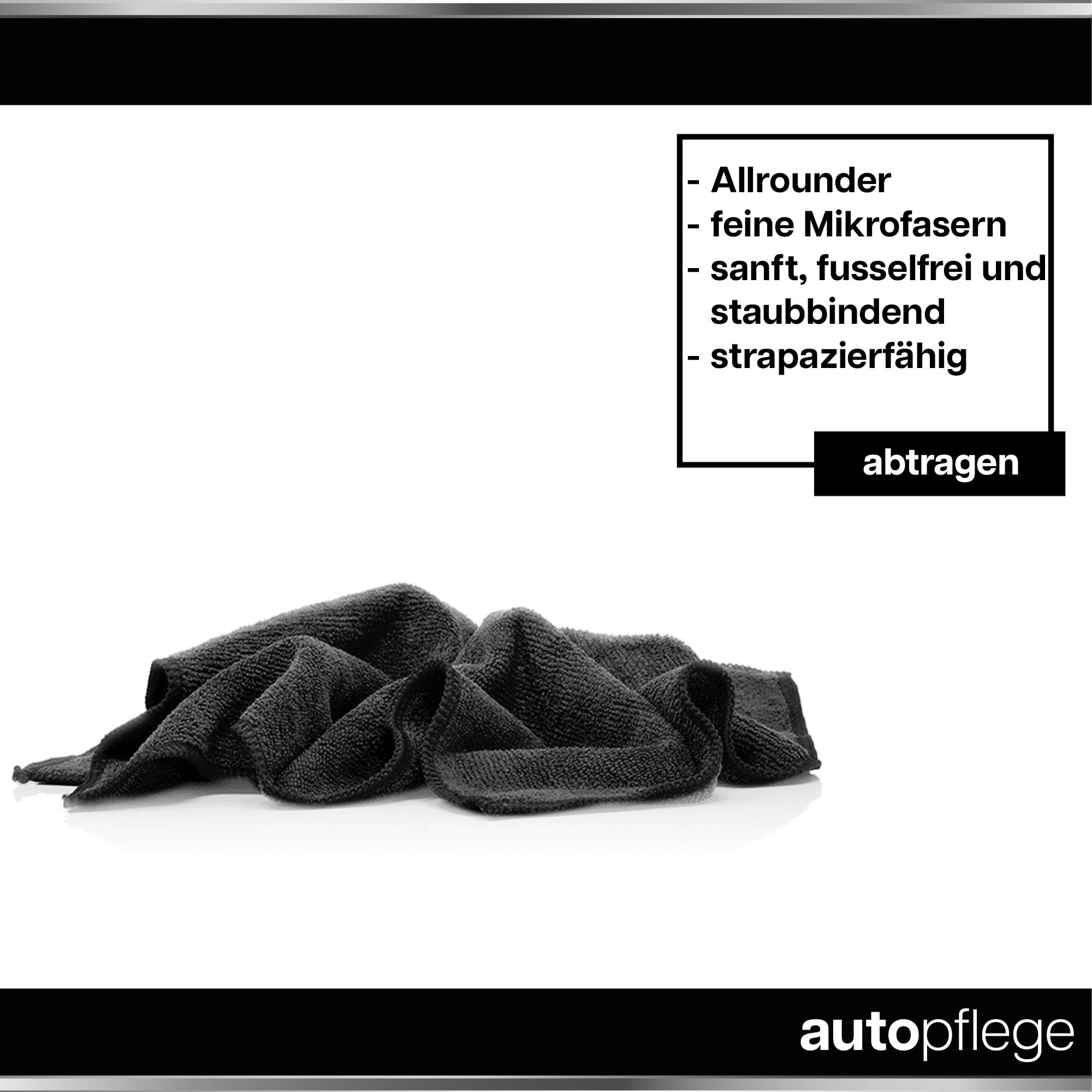 autopflege Auto Kunststoff Auffrischer Set für Innen und Außen | Meguiar's Ultimate Black Plastic Restorer + 3X Applikator Pad + Poliertuch | Kunststoffpflege für neuen Glanz mit UV-Schutz