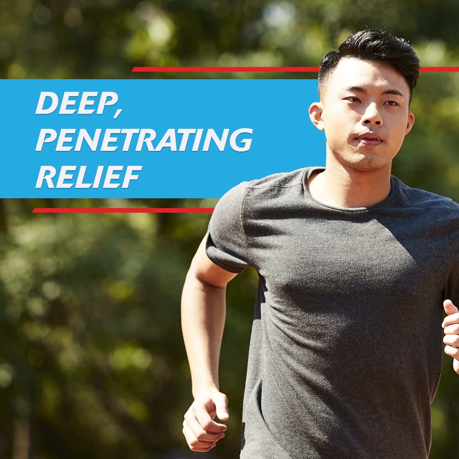 Blue Goo Pain Relieving Cream Maximum Strength, Deep Heating Rub for