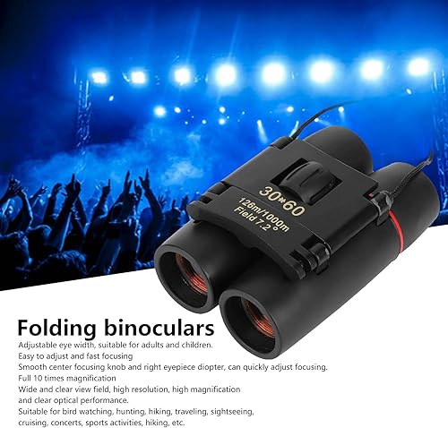 Miniatura 8 de Fydun 30X60 Zoom Hd Folding Binoculars for Outdoor Travel Bird Watching Wide Range of Uses