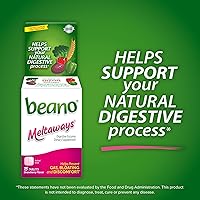 Vista 3 de beano Strawberry Meltaways Gas Prevention (15 unidades (paquete de 1))