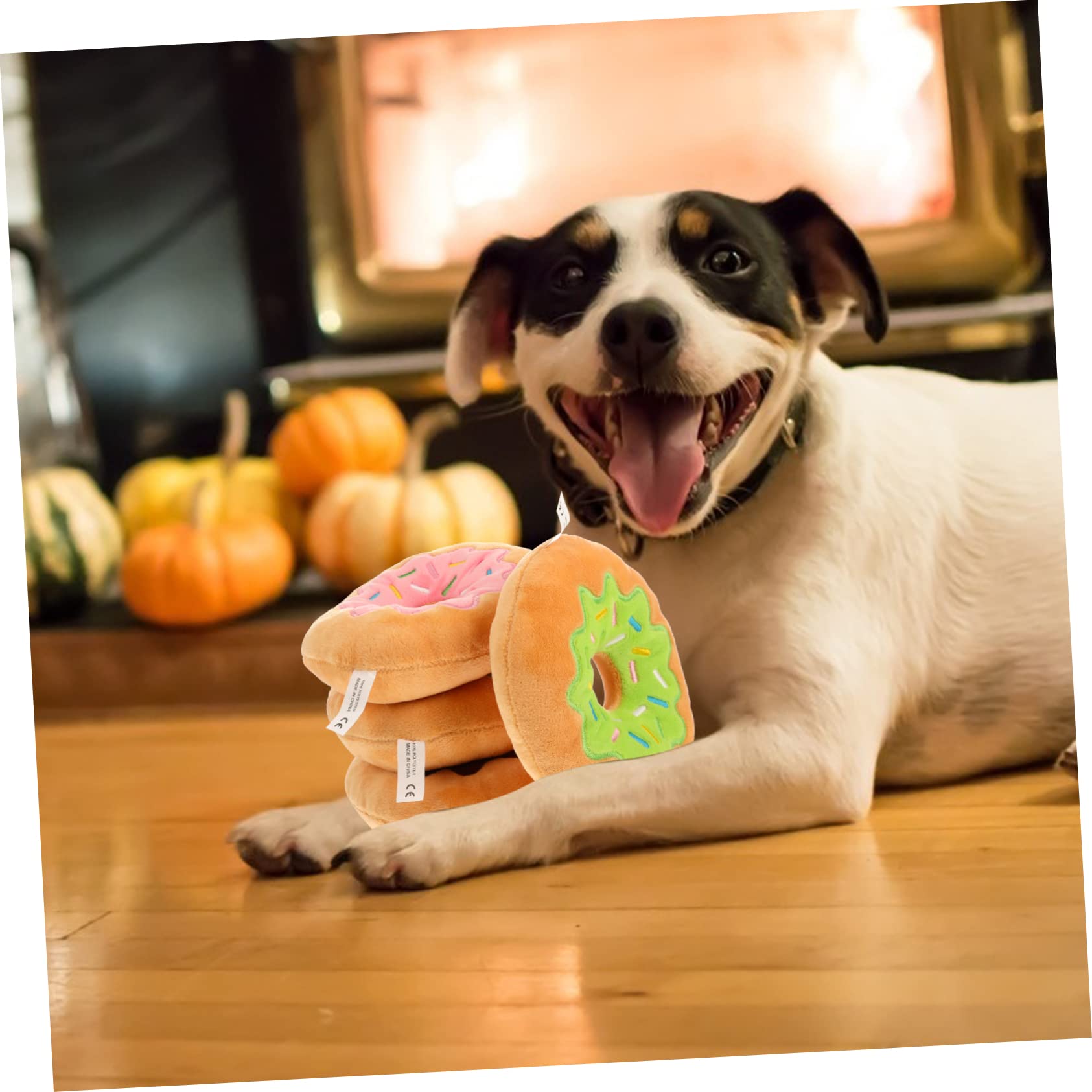 UPKOCH 4 Giocattoli da Masticare per Peluche Squeaky Sound Giocattoli Interattivi per per Intrattenimento e Abitudini Masticazione
